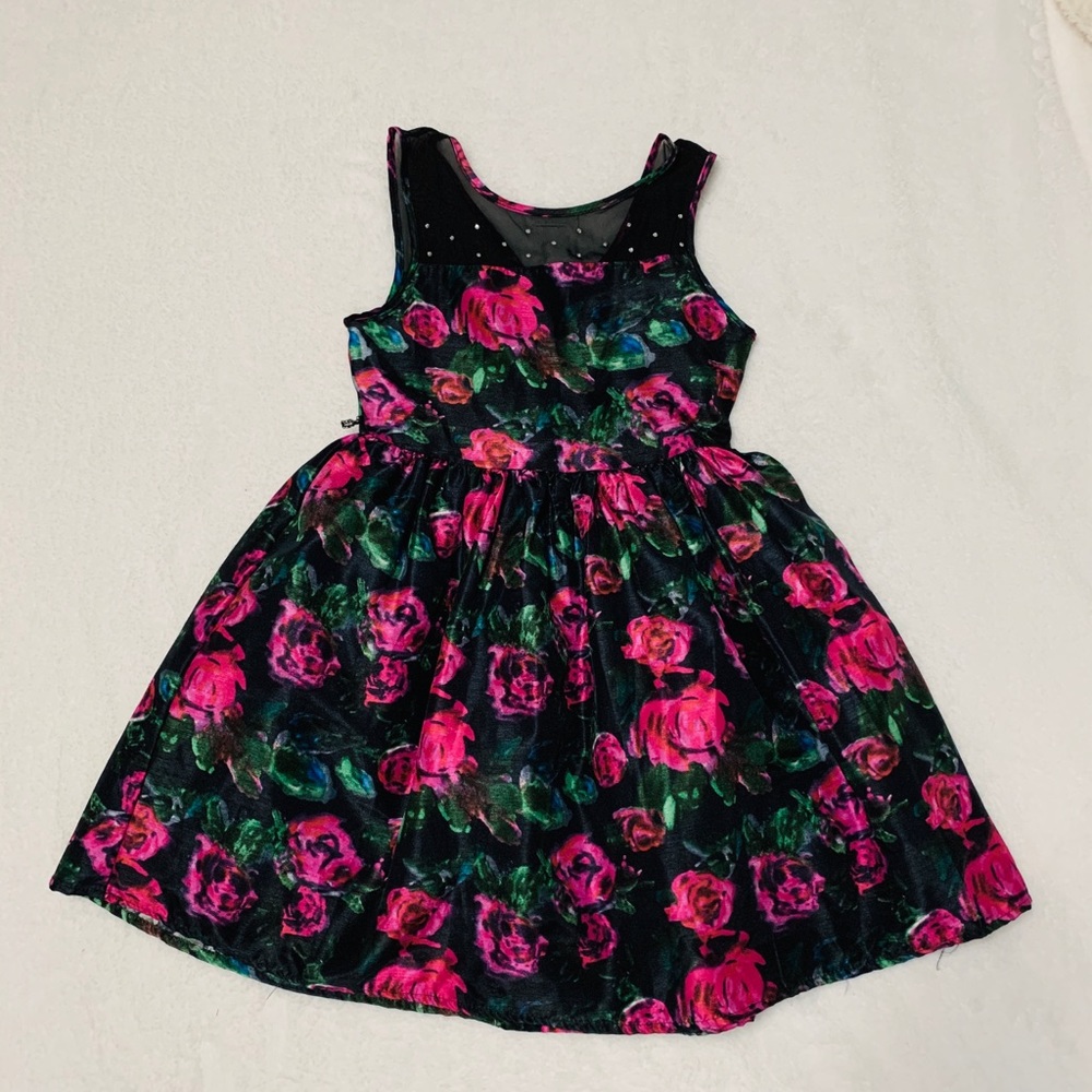 Black Floral Dress